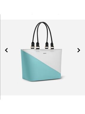Corkcicle | Tiffany Blue (Turquoise) Colorblock Cooler Tote | hold 24 cans | NWT